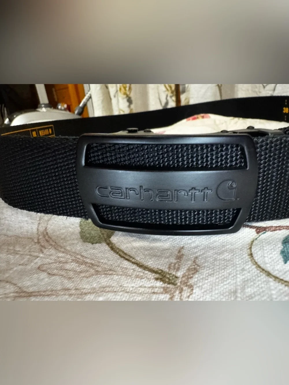 NWOT Carhartt NylonWebbing Ladder Lock Belt. SIZE Medium